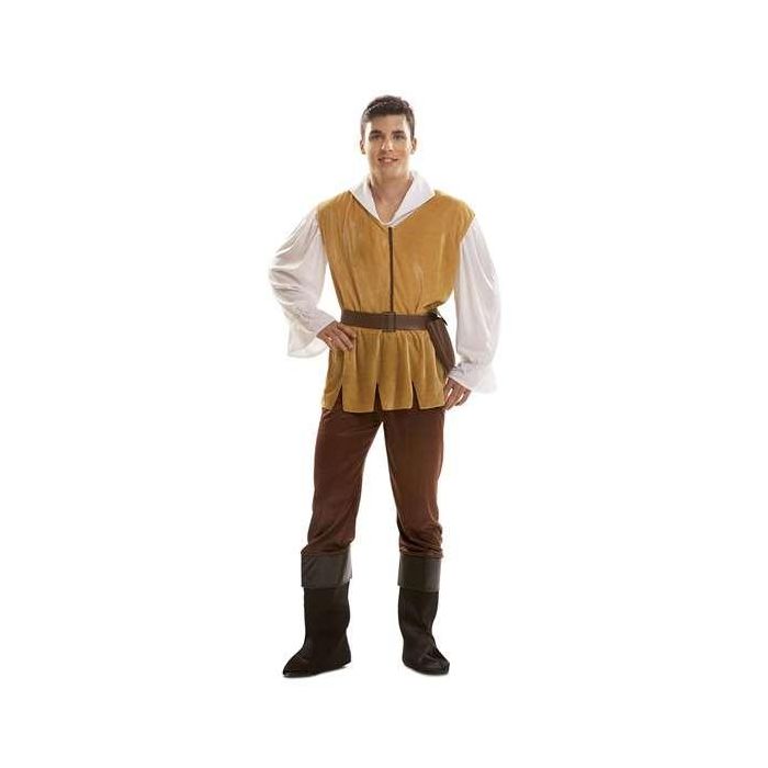 Disfraz mesonero camisa, chaleco, cinturón con bolso, pantalón y cubre botas talla XXL Disfraz mesonero camisa, chaleco, cinturón con bolso, pantalón y cubre botas talla XXL