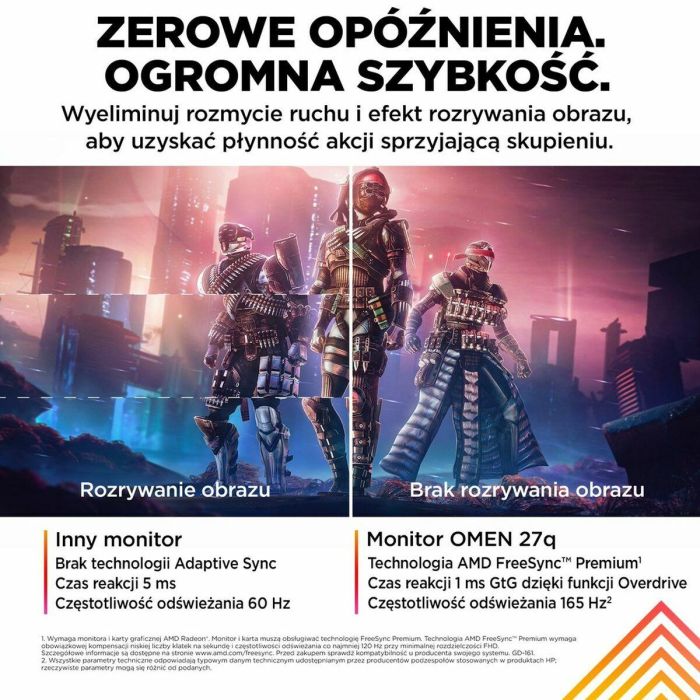 HP OMEN 27q Monitor Gaming 27" QHD 165Hz 1ms IPS AMD FreeSync Premium Negro 36 HP OMEN 27q Monitor Gaming 27" QHD 165Hz 1ms IPS AMD FreeSync Premium Negro 36