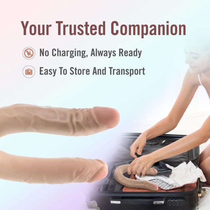 Consolador de Doble Penetración Blush Dr Skin Carne 2