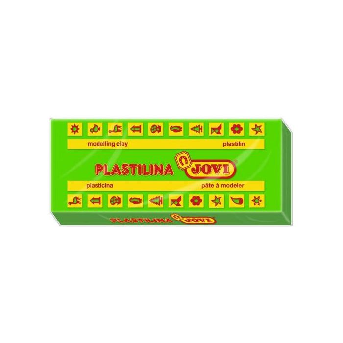 Jovi Plastilina School Caja 15 Pastillas 150 gr Verde Claro