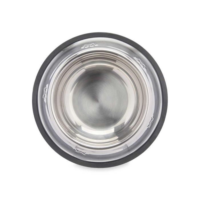 Comedero Mascota Metalico 22Cm Huellas Goma Mascow (12 Unidades) 2 Comedero Mascota Metalico 22Cm Huellas Goma Mascow (12 Unidades) 2