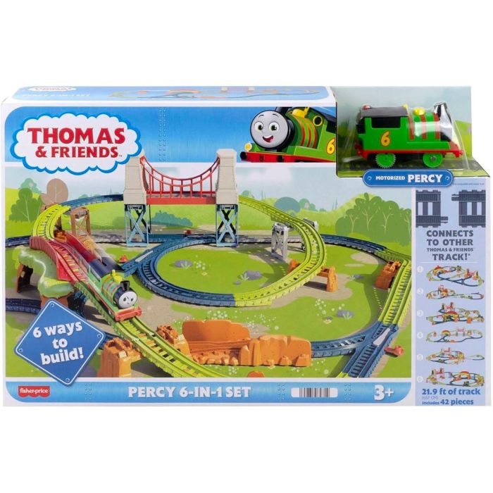 Fisher-Price Set Pista Percy 6 En 1 Thomas Y Friends HHN26 Fisher Price 1