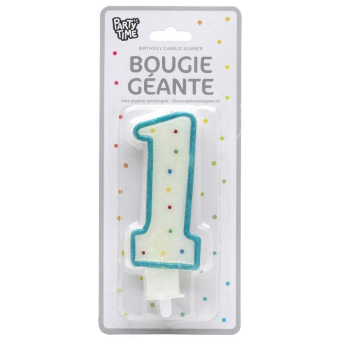 Party Time Vela Aniversario Surtida Números 0-9 14 cm 3 Party Time Vela Aniversario Surtida Números 0-9 14 cm 3