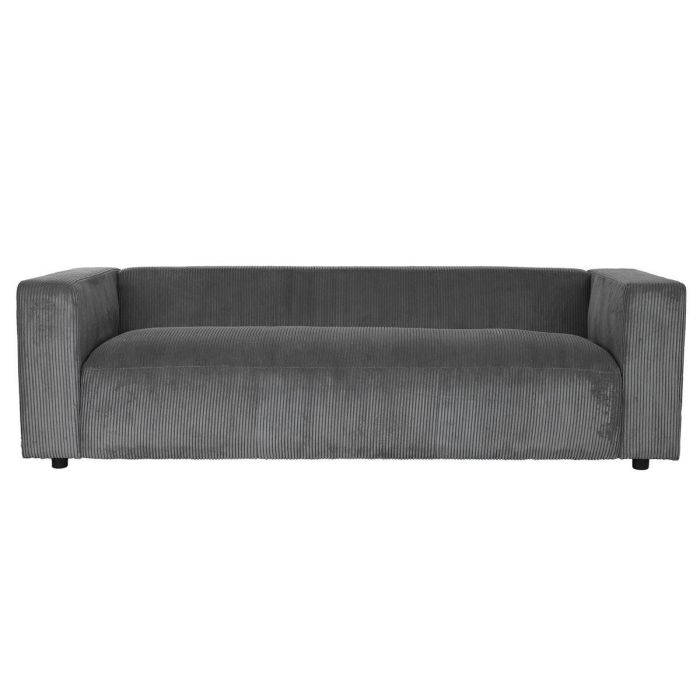 Sofa Moderno DKD Home Decor Gris Claro 95.5 x 66.5 x 224 cm 1