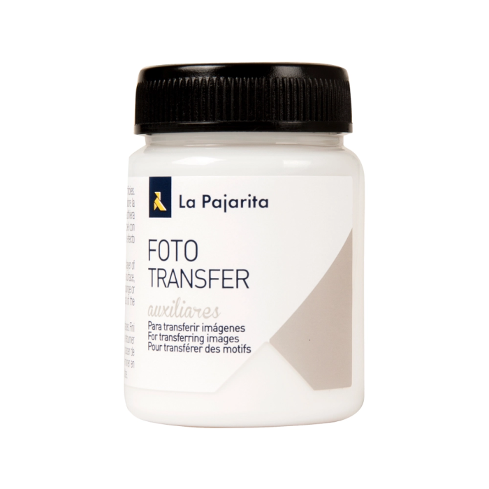 La Pajarita Foto Transfer Bote 250 ml Acabado Brillante Transparente para Lienzo Madera Tela Vidrio 1 La Pajarita Foto Transfer Bote 250 ml Acabado Brillante Transparente para Lienzo Madera Tela Vidrio 1