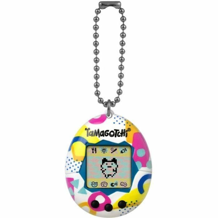 Tamagotchi - BANDAI - Tamagotchi original - Estilo Memphis - mascota electrónica virtual con pantalla a color, 3 botones y juegos