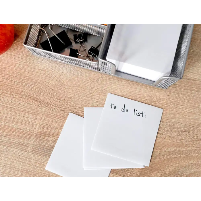 Liderpapel Taco de Papel Blanco sin Encolar 400 Hojas 95x90x40 mm 80 gr 4