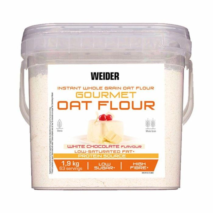 Harina de avena Weider Gourmet Chocolate blanco (1,9 kg)