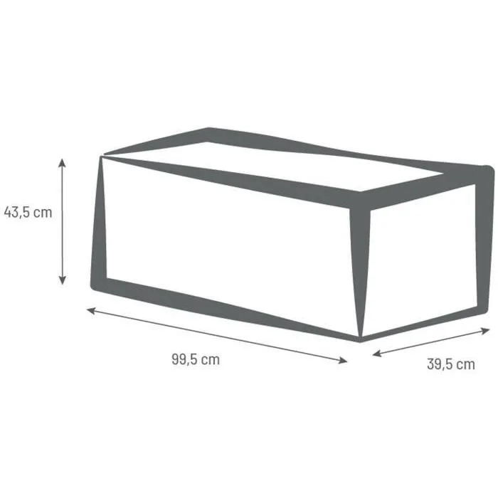 Eda Graphit Maceta - 99,5 x 39 x 43 cm - 97,6 L - Gris Antracita - Resistente a Heladas y UV con Zona de Retención de Agua 4