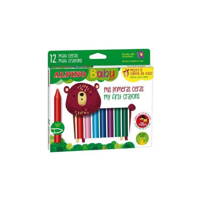 Alpino Ceras Mis Primeras Ceras Baby Gruesas Más Limpias Estuche De 12 C-Surtidos Alpino Ceras Mis Primeras Ceras Baby Gruesas Más Limpias Estuche De 12 C-Surtidos