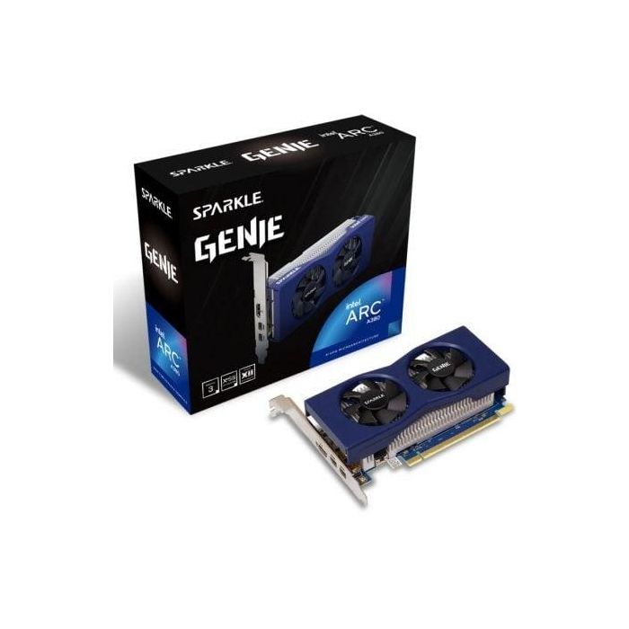 Sparkle Intel Arc A380 GENIE SA380G-6G - Tarjeta Gráfica 6GB GDDR6, Mini DisplayPort x2, HDMI 2.0, Perfil Bajo 0 Sparkle Intel Arc A380 GENIE SA380G-6G - Tarjeta Gráfica 6GB GDDR6, Mini DisplayPort x2, HDMI 2.0, Perfil Bajo 0