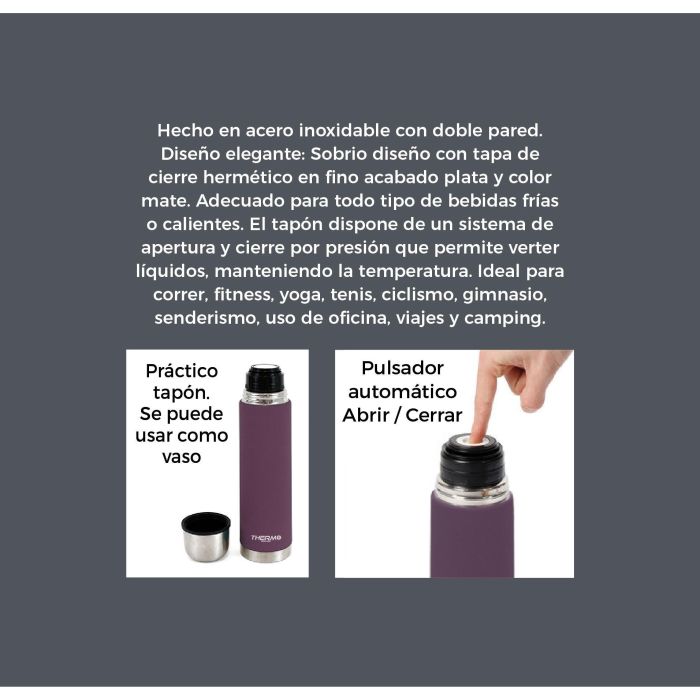 Termo Inoxidable 500 ml Soft Touch - Thermosport (6 Unidades) 2 Termo Inoxidable 500 ml Soft Touch - Thermosport (6 Unidades) 2