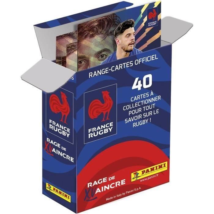 Caja Coleccionista Equipo de Rugby de Francia-Rage de Vaincre 1 Álbum + 18 Bolsillos + 3 Tarjetas Edición Limitada - PANINI 3 Caja Coleccionista Equipo de Rugby de Francia-Rage de Vaincre 1 Álbum + 18 Bolsillos + 3 Tarjetas Edición Limitada - PANINI 3