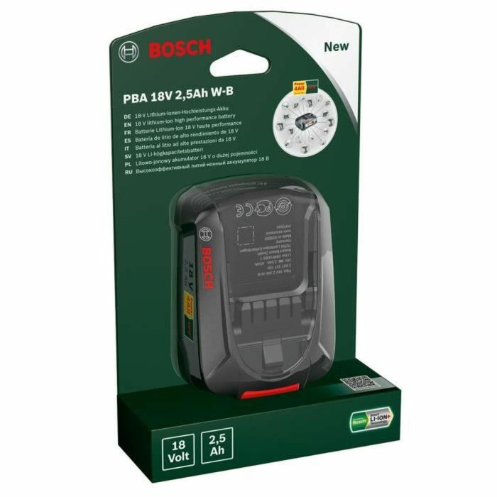 BOSCH 18V 2.5 Ah Batería de litio 2 BOSCH 18V 2.5 Ah Batería de litio 2