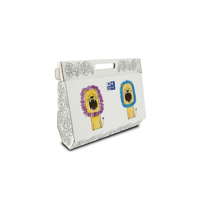 Oxford Kit Pintura Niños con Bloc Dibujo, Bloc Acuarela/Tempera, Estuche Kangoo y Temperas 14 Colores 400169566 2