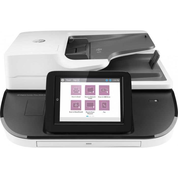 HP 8500fn2 Escáner Digital Sender Flow Plano y Alimentador Automático de Documentos (ADF) para Negocios