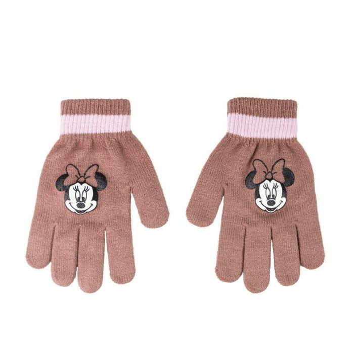 Guantes Minnie Mouse Rosa 2-8 Años 1