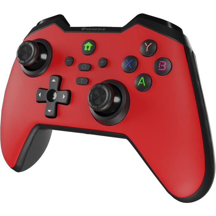 GENESIS Mangan 400 Gamepad Inalámbrico Bluetooth Rojo para Android, Mac, Nintendo Switch, PC, iOS Analógico/Digital con Vibración y 15h Autonomía 3 GENESIS Mangan 400 Gamepad Inalámbrico Bluetooth Rojo para Android, Mac, Nintendo Switch, PC, iOS Analógico/Digital con Vibración y 15h Autonomía 3