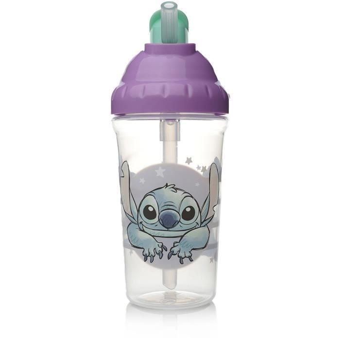 Vaso con pajita - THERMOBABY - 295 ml - Antigoteo - Lilo & Stitch