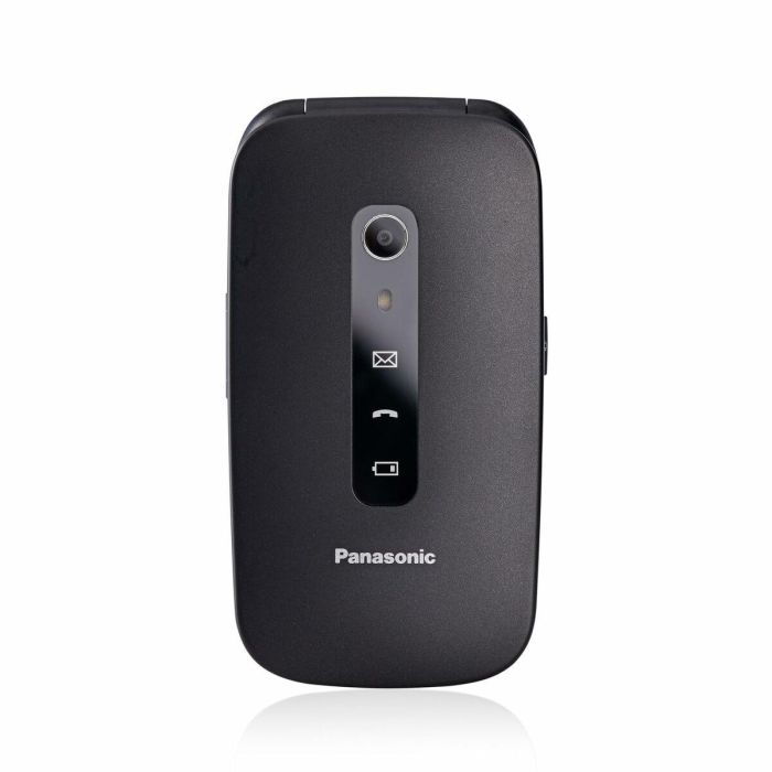 Panasonic KX-TU550 - Teléfono Móvil para Personas Mayores con Botón SOS, Pantalla 2.8", 4G, USB-C, Batería Larga Duración, Negro