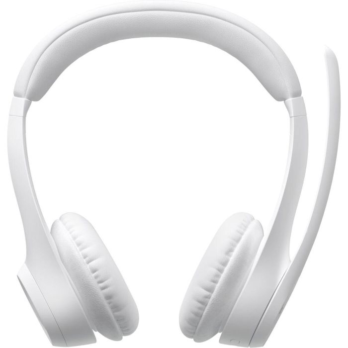 Logitech Auriculares Zone 300 Bluetooth Blanco, Micrófono con Cancelación de Ruido, Hasta 20 Horas de Batería, Conectividad Inalámbrica de 30m 4