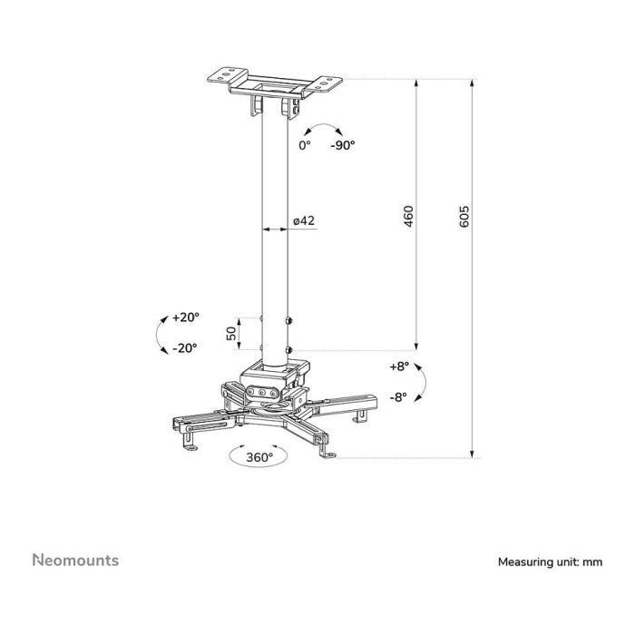 Proyector Neomounts CL25-540BL1