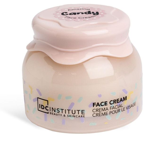 IDC INSTITUTE CANDY Crema Facial Iluminadora con Vitamina C y Fresa 50 ml