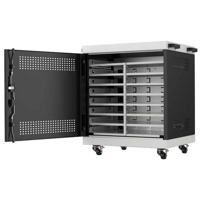 Lanview NOTEBOOK LAPTOP CABINET for 16 Laptop storage and charging solution for 16 computers. 1