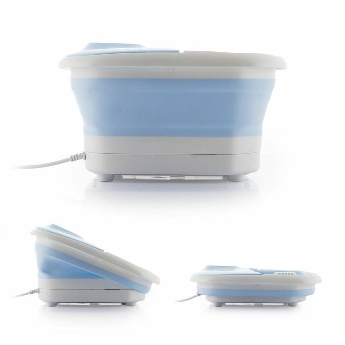 Pack Spa para Pies Plegable con Rodillos e Hidromasaje y Cortaúñas con Luz LED, Lupa y Lima InnovaGoods 4
