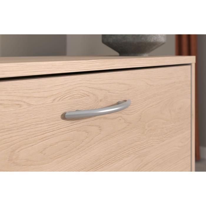 Zapatero con 2 puertas - EASY LIFE - Roble - 66,5 x 78,5 x 25,1 - PARISOT 2
