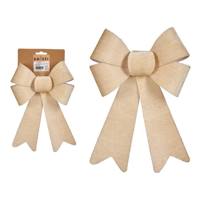 Lazo decorativo PVC blanco 15x25 cm - Krist+ (48 Unidades) Lazo decorativo PVC blanco 15x25 cm - Krist+ (48 Unidades)