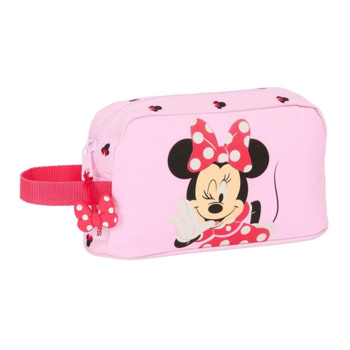 Portameriendas Térmico Minnie Mouse Naive Rosa 21,5 x 12 x 6,5 cm