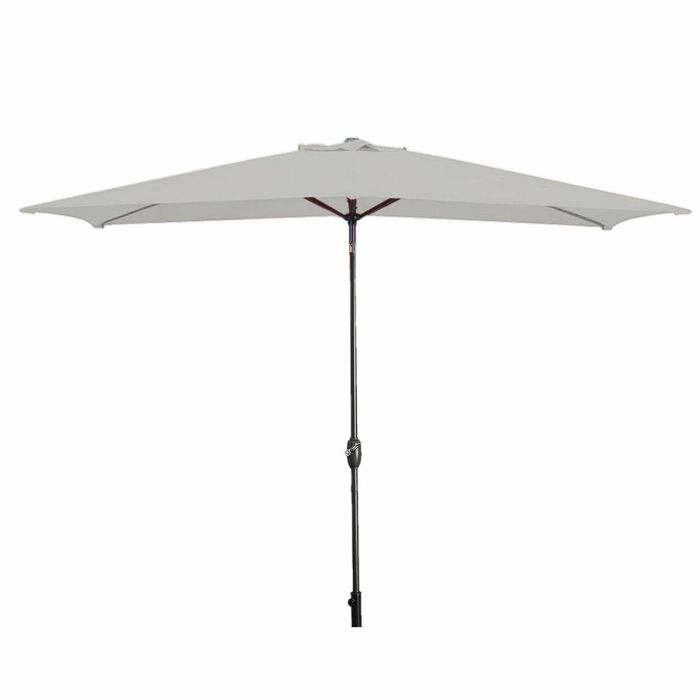 Marbueno Sombrilla Acero 8 Varillas 200x300 cm Polyester Blanco Jardin, Piscina y Terraza 10494 0 Marbueno Sombrilla Acero 8 Varillas 200x300 cm Polyester Blanco Jardin, Piscina y Terraza 10494 0