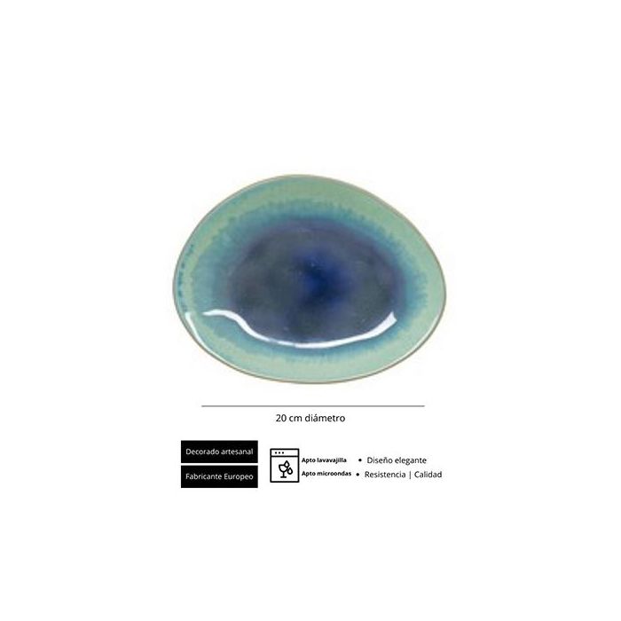 Ocean Green Plato Organic 20 Cm (6 Unidades) 1 Ocean Green Plato Organic 20 Cm (6 Unidades) 1