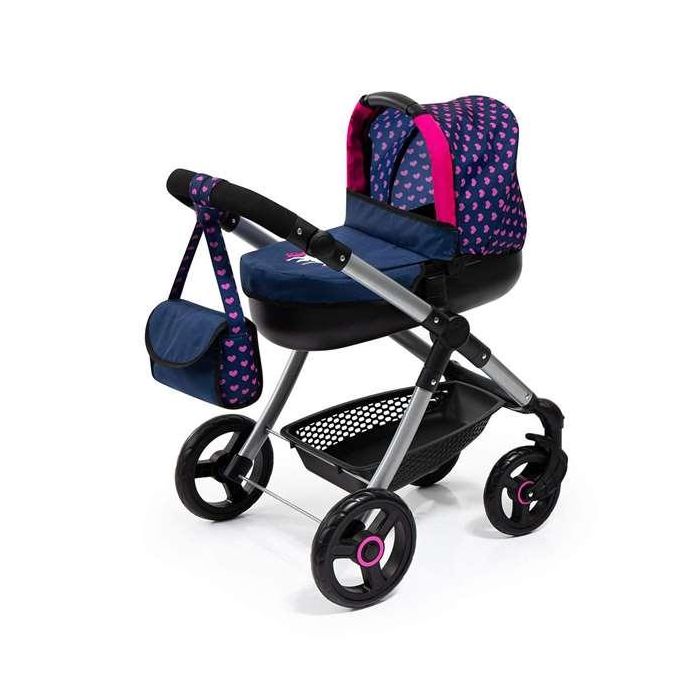 Reig Coche Muñecas Stule Pram Azul Marino 86x79x42 cm 1 Reig Coche Muñecas Stule Pram Azul Marino 86x79x42 cm 1