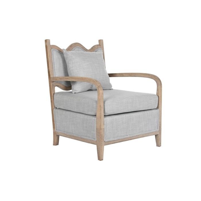 Sillón DKD Home Decor 66 x 70 x 88 cm 70 x 73 x 88 cm Abeto Marrón claro Gris claro 0 Sillón DKD Home Decor 66 x 70 x 88 cm 70 x 73 x 88 cm Abeto Marrón claro Gris claro 0