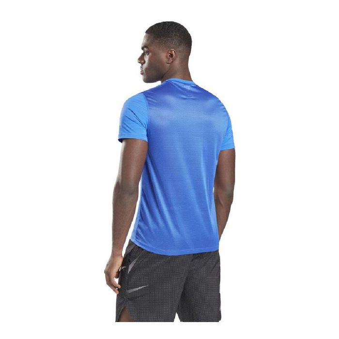 Camiseta de Manga Corta Hombre Reebok Workout Ready Activchill Azul L 4 Camiseta de Manga Corta Hombre Reebok Workout Ready Activchill Azul L 4