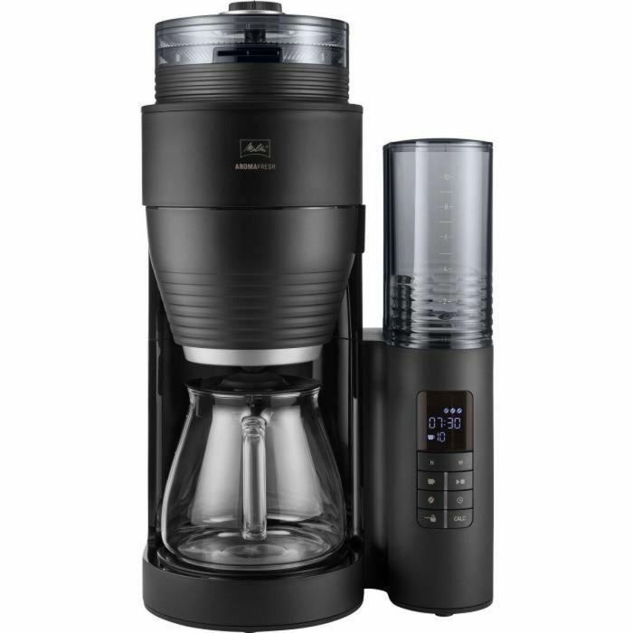 Melitta 1030-06 Cafetera de Filtro con Molinillo Integrado AromaFresh II Vidrio Basic
