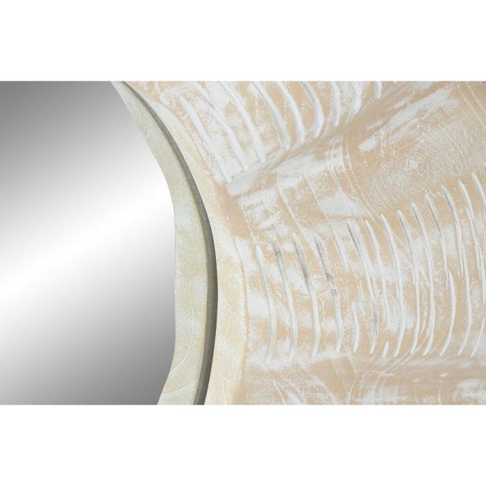Espejo de pared Home ESPRIT Blanco Decapé Tallado 76 x 7 x 76 cm 2 Espejo de pared Home ESPRIT Blanco Decapé Tallado 76 x 7 x 76 cm 2