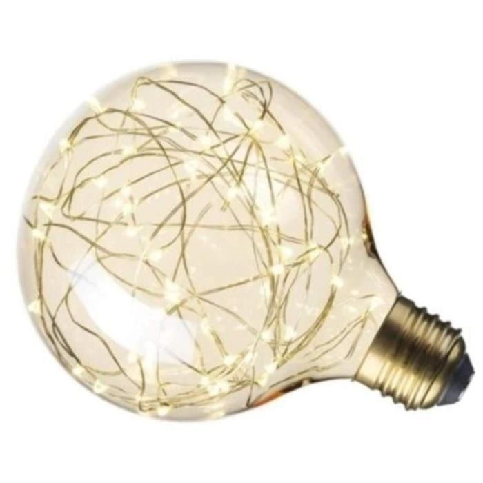 Bombilla LED E27 - CALEX - STARS FLOBE G125 - 1,5 W - 50 lm - 3000 K - Regulable - Oro 1