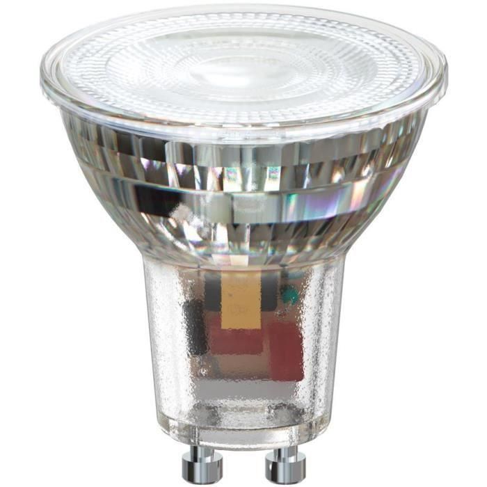 Bombilla reflectora LED - CALEX - GU10 - 6 W - 400 lm - 3000 K - Intensidad variable - Cromo