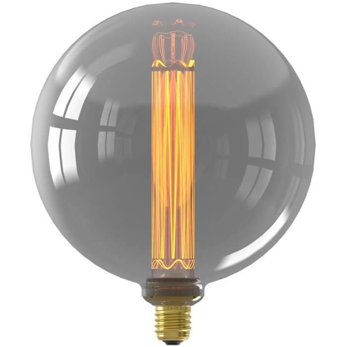 Bombilla LED E27 - CALEX - ROYAL KALMAR - Filamento - 3,5 W - 60 lm - 2000 K - Regulable - Titanio