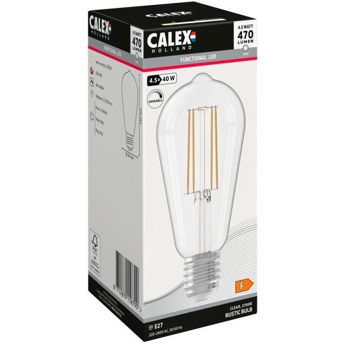 Bombilla LED Calex F 4,5 W (2700 K) 2