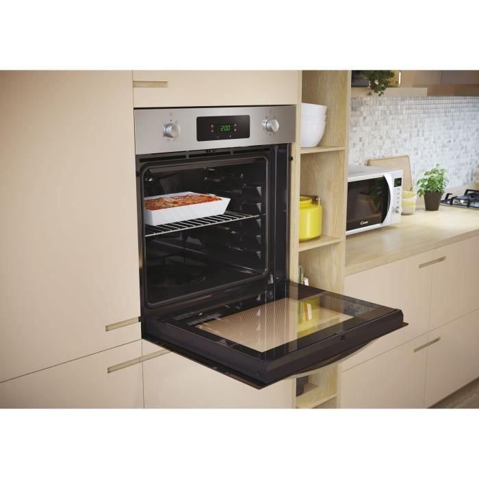 Horno de pirólisis - calor giratorio CANDY FICD X676 - Acero inoxidable y negro - Clase A 2 Horno de pirólisis - calor giratorio CANDY FICD X676 - Acero inoxidable y negro - Clase A 2