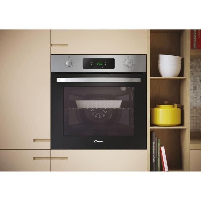 Horno de pirólisis - calor giratorio CANDY FICD X676 - Acero inoxidable y negro - Clase A 5 Horno de pirólisis - calor giratorio CANDY FICD X676 - Acero inoxidable y negro - Clase A 5