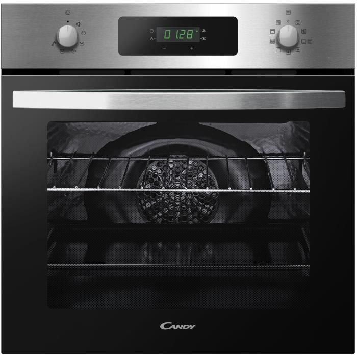 Horno de pirólisis - calor giratorio CANDY FICD X676 - Acero inoxidable y negro - Clase A Horno de pirólisis - calor giratorio CANDY FICD X676 - Acero inoxidable y negro - Clase A