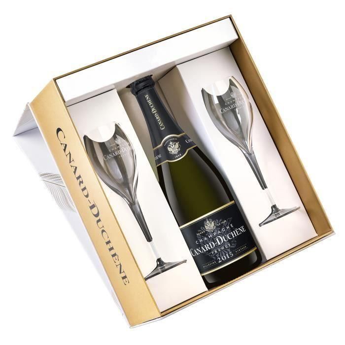 Duck-Duchene Gross 2015 Champagne Box + 2 flautas