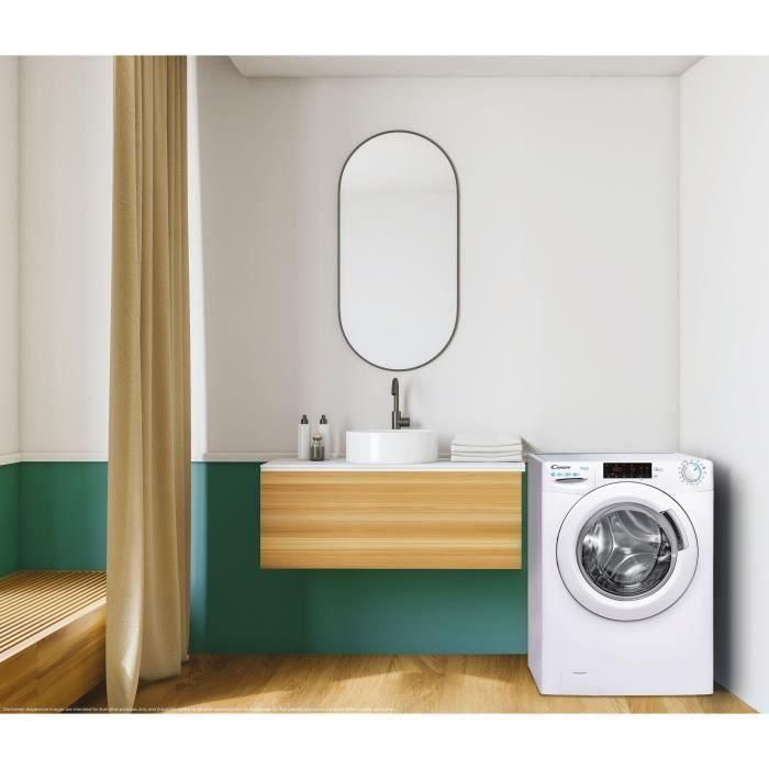 CANDY CSWS4128TWME - Lavadora secadora frontal - Lavar 12 kg / Secar 8 kg - 1400 rpm - Clase A - Blanco 4 CANDY CSWS4128TWME - Lavadora secadora frontal - Lavar 12 kg / Secar 8 kg - 1400 rpm - Clase A - Blanco 4