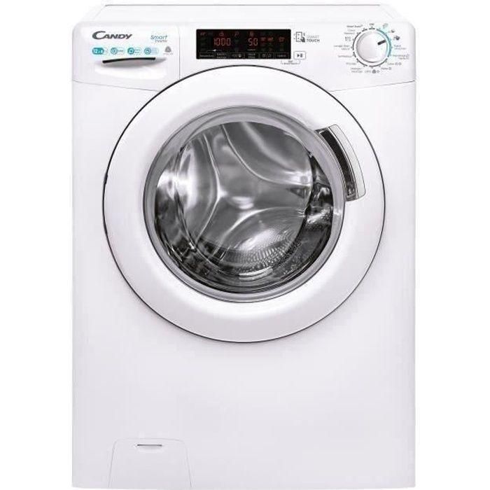 CANDY CSWS4128TWME - Lavadora secadora frontal - Lavar 12 kg / Secar 8 kg - 1400 rpm - Clase A - Blanco CANDY CSWS4128TWME - Lavadora secadora frontal - Lavar 12 kg / Secar 8 kg - 1400 rpm - Clase A - Blanco
