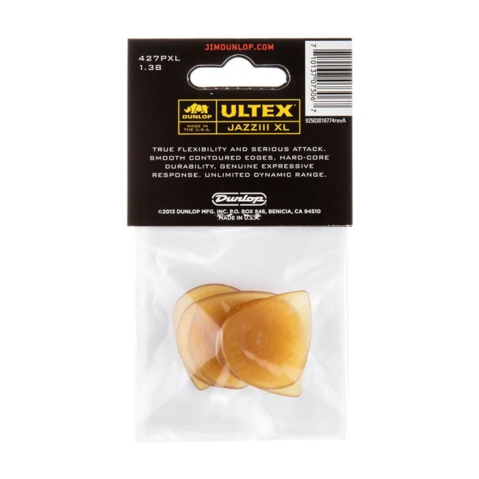 Pack 24 Púas Ultex Jazz Iii (Xl) - 1,38Mm 2 Pack 24 Púas Ultex Jazz Iii (Xl) - 1,38Mm 2